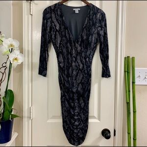 H&M Snakeprint Dress